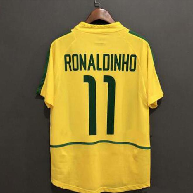 Brazil Football Team Jersey Retro Soccer Shirts for Men Kids Lightweight Breathable Fabric Various Years Available