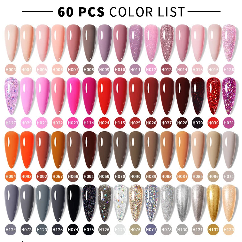 UR SUGAR 7ml Color Gel Set Full Set Nail Polish Kits Semi Permanent Soak Off UV LED Gel Nail Art Varnish Manicure Sets 240321