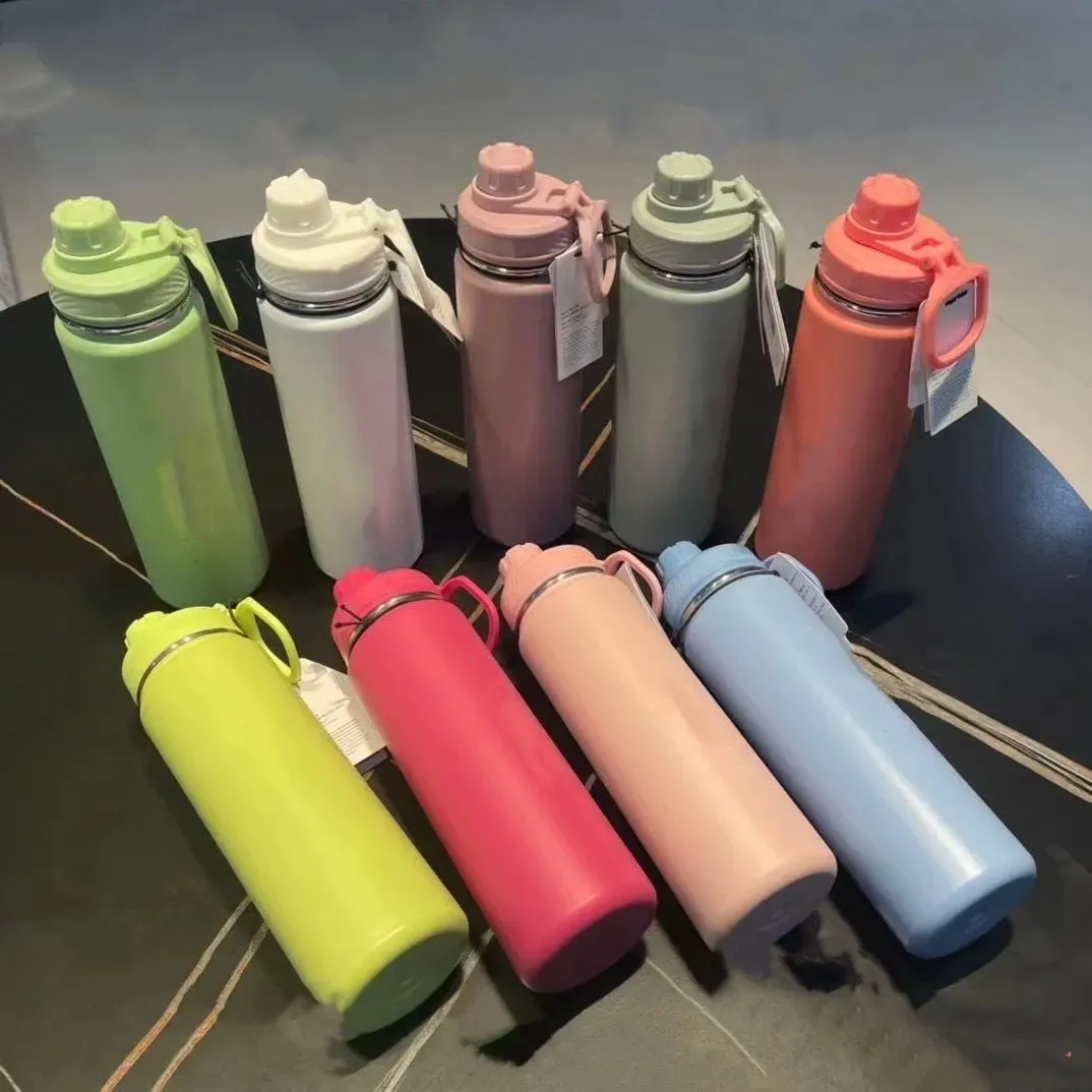 710ml L u Insulated Sports Bottle Water Bottles Stainless Steel Pure Titanium Vacuum Portable Leakproof Outdoor Cup