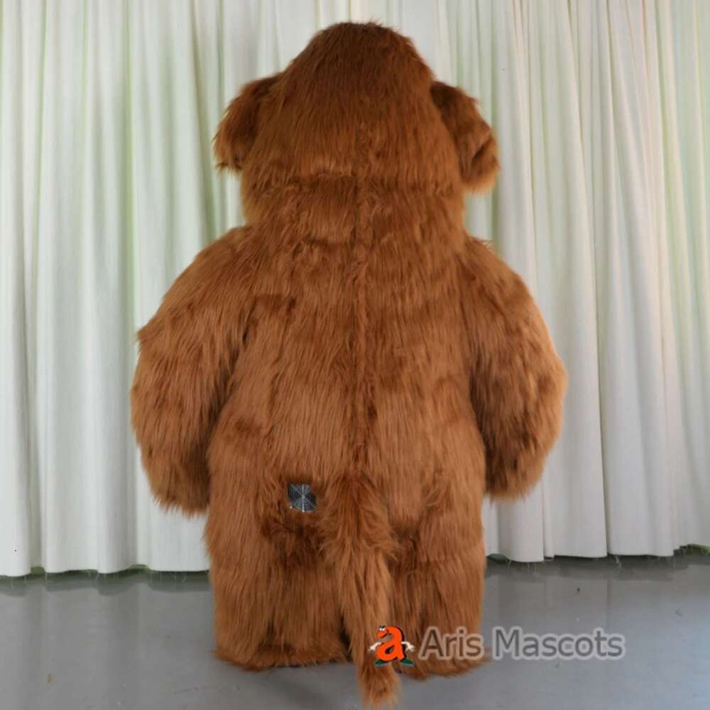 Mascot Costumes Giant Realistic Mammoth Iatable Suit Adult Walking Mascot Costume Blow Up Animal Character Funny Dress for Entertainment