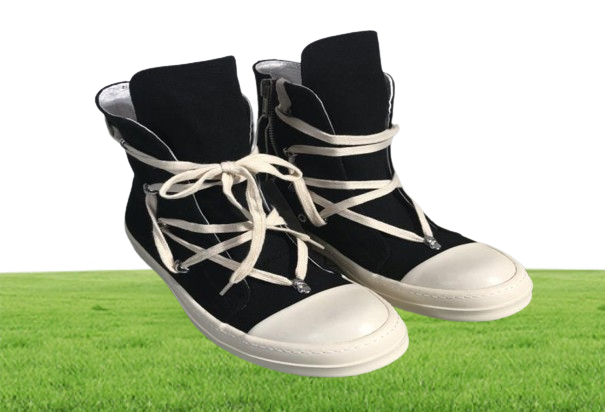 Ro Mens Boots Casual Big Size Summer Shoes Black Canvas Men Footwear 92220d50