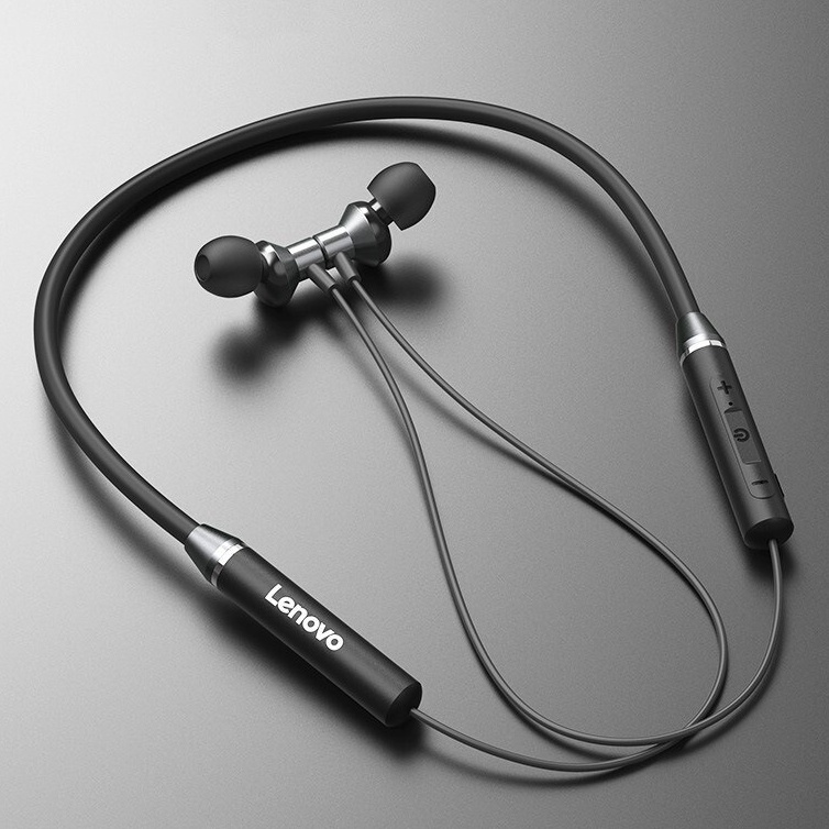 HE05 Bluetooth 5.0 Wireless Magnetic Neckband Running Sports Earphone Earplug with Waterproof Noise Canceling For Android IOS Tablet