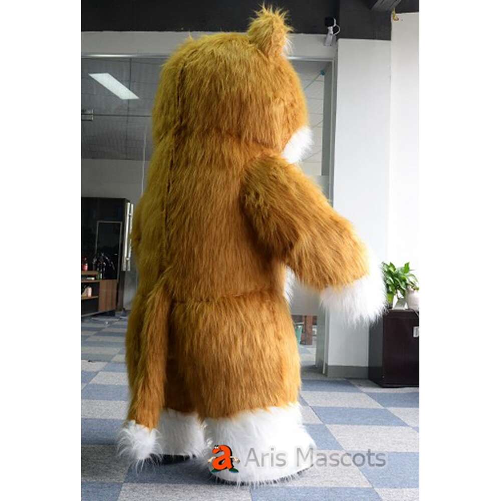 Mascot Costumes 2m/2.6m Big Funny Furry Iatable Cat Mascot Costume Events Party Adult Wearable Giant Blow Up Suit for Marketing