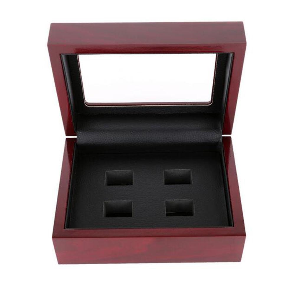 4pcs 2024 Super Bowl Football Team Champions Championship Ring With Wooden Display box Souvenir Men Fan Gift R250425 TRJ7