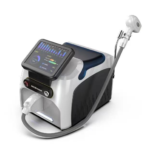 Professional Ice Titanium 2500W Triple Wavelength Diode Laser 808nm Pico Nd Yag Machine Hair Removal And Eyebrow Tattoo Removal