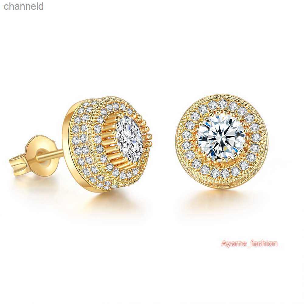 Mens Hip Hop Stud Earrings Jewelry New Fashion Gold Sier VVS Moissanite A variety of Styles Dia Earring L230518