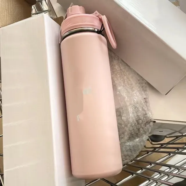 710ml L u Insulated Sports Bottle Water Bottles Stainless Steel Pure Titanium Vacuum Portable Leakproof Outdoor Cup