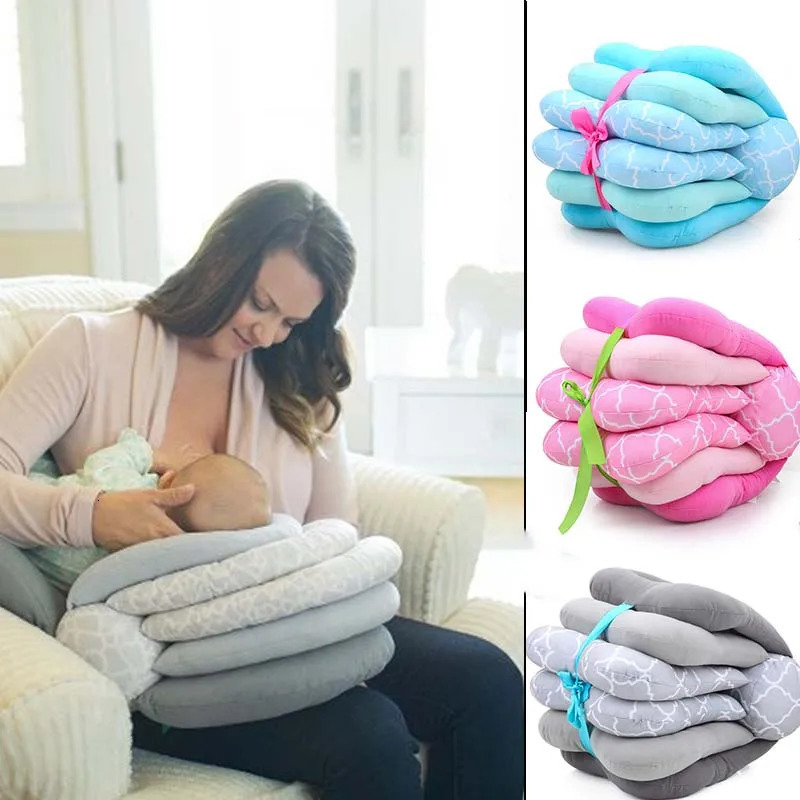 Baby Pillows Nursing Pillow Multi-Function Breastfeeding Layer Washable Adjustable Model Cushion Infant Feeding Pillow Baby Care 240315