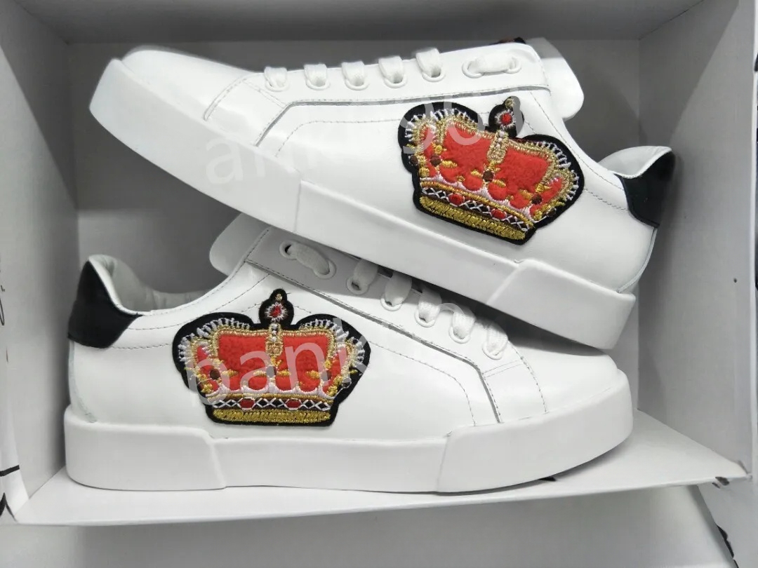 Designer Casual Shoes woman mens sneaker womens lace up kicks beading Rubber graffiti white trainers leather running tennis shoes low-top sneaker