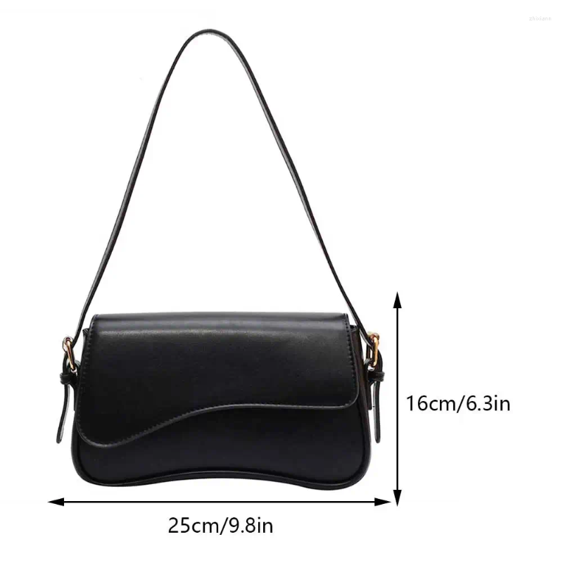 Shoulder Bags Vintage Leather Crossbody For Women 2025 Brand Designer Female Small Flap Underarm Bag Armpit Handbags And Purses New Free Delivery Desi
