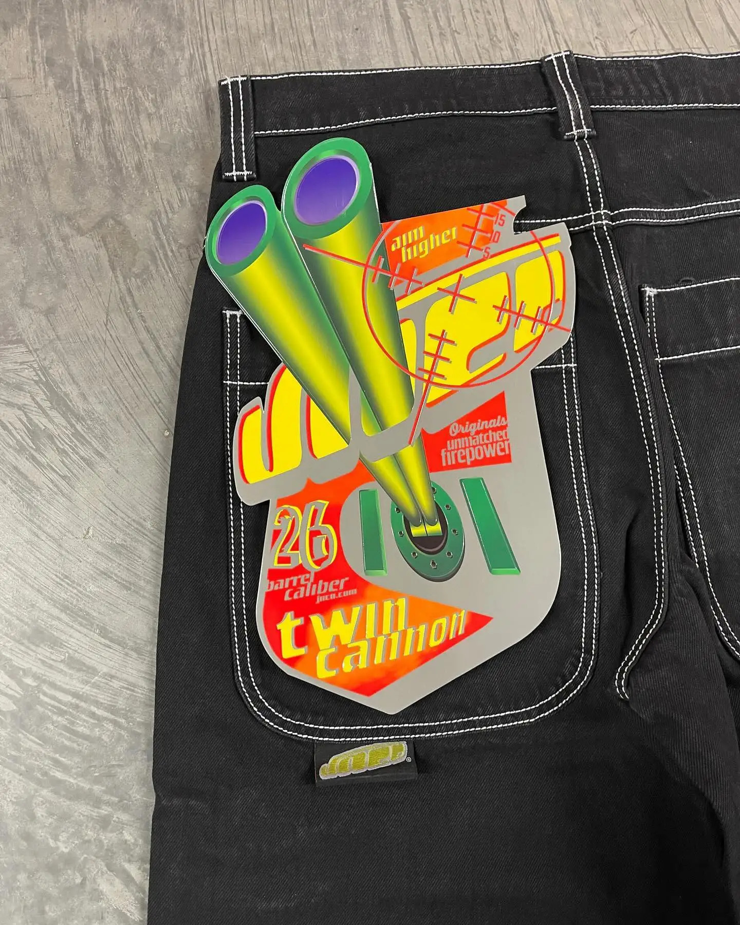 Hip Hop Harajuku Oversized Baggy Jeans for Men Y2k Streetwear Low Rise Personality Casual Denim Trousers Retro Punk Mens Pants 240320