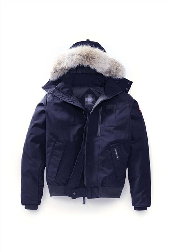 2023 Autumn Winter Men's White Duck Down Parkas Jackets Zipper Hooded Striped Man's Slim Short Coats GS003