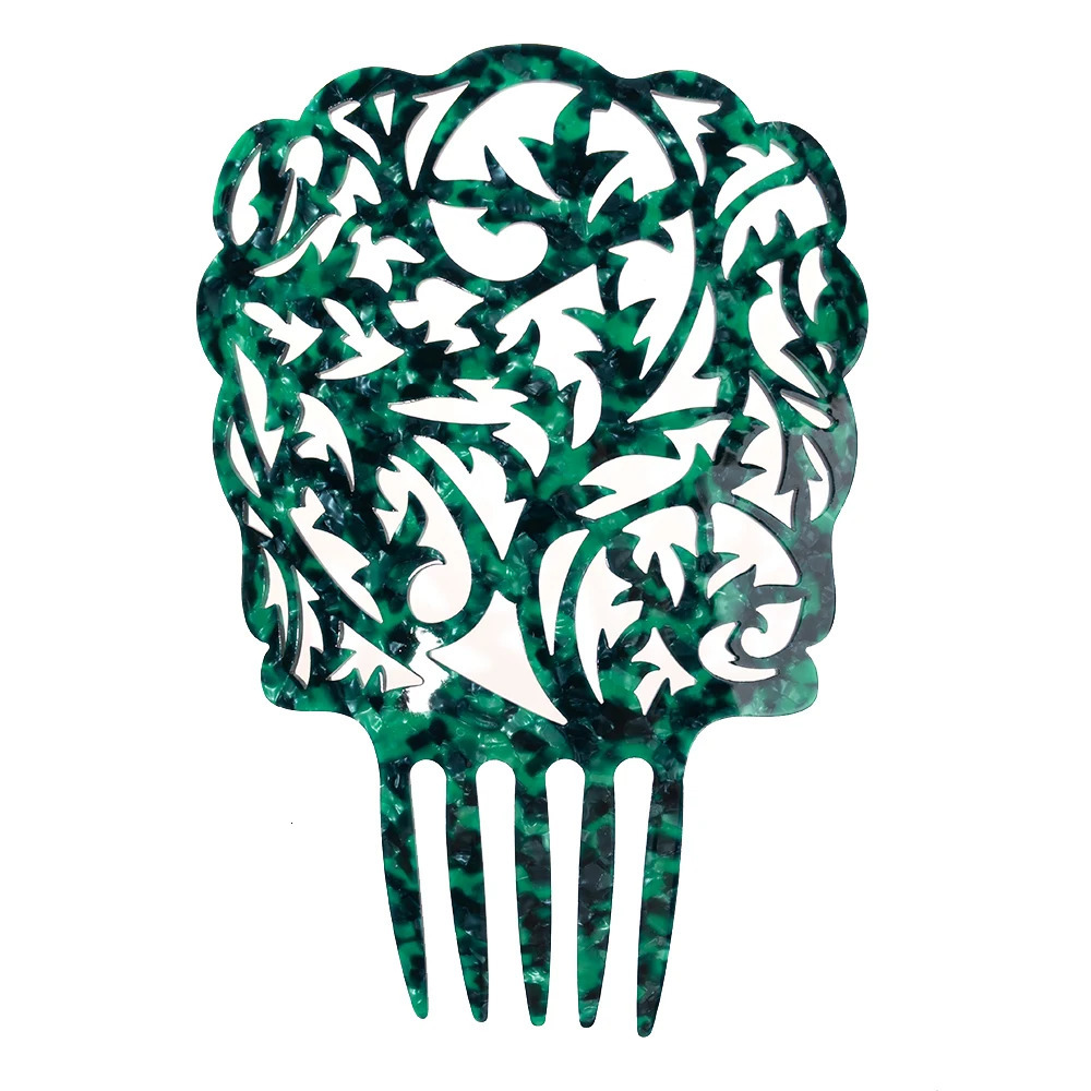 Vintage Hair Comb Colorful Acetate Accessories Tortoiseshell High Flamenco dancers Headdresses jewelry Gift 240311