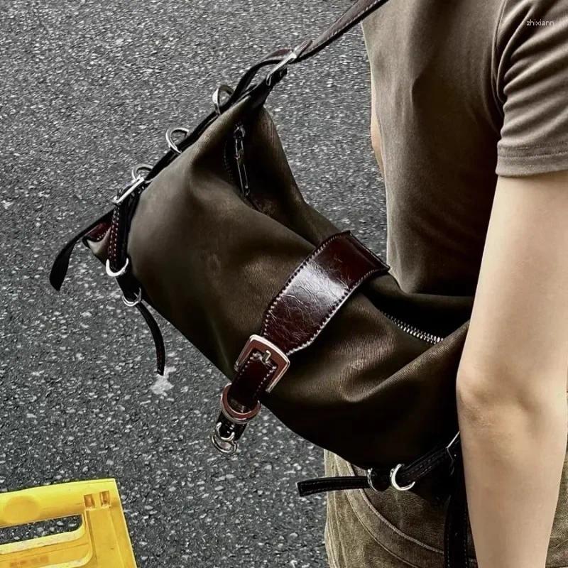 Shoulder Bags: Vintage Korean All-match Streetwear Crossbody Handbags For 2025 New Free Delivery Designer Bag