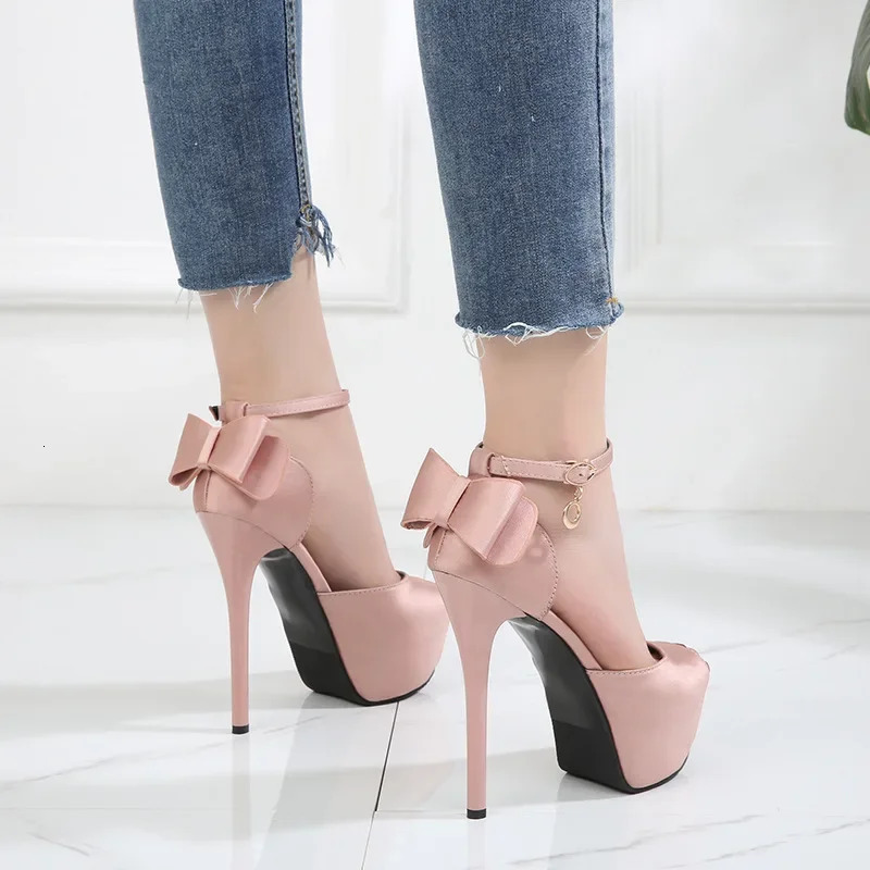 peep toe platform high heels pump shoes sandals wedding woman women pumps salto alto feminino 240320