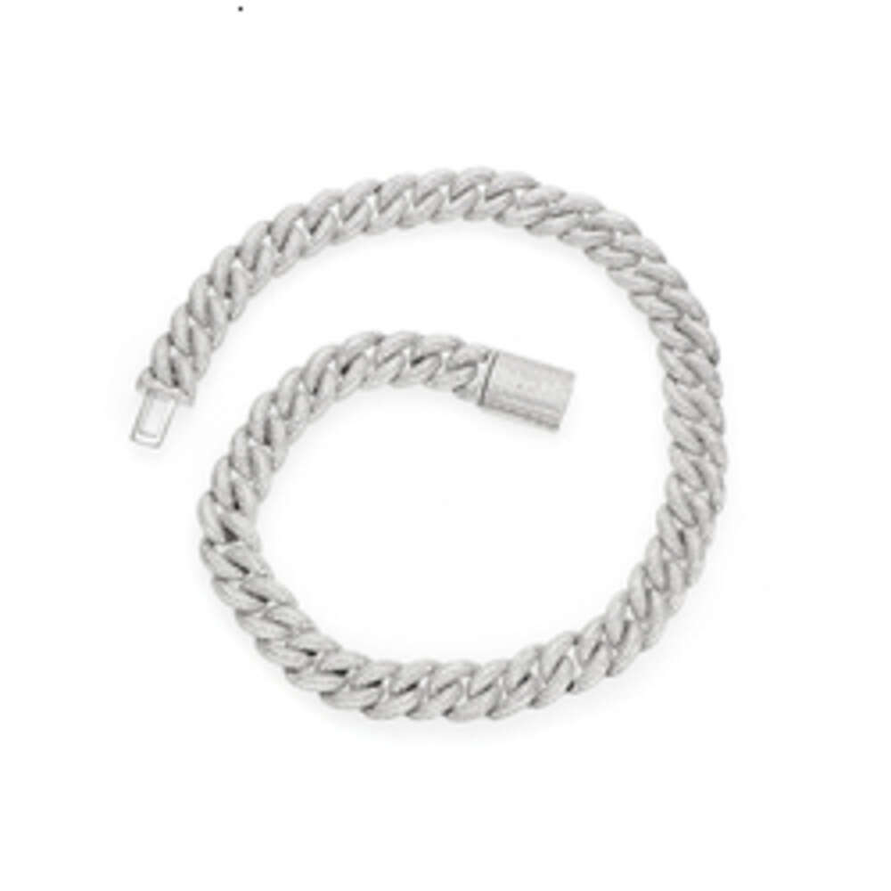 S925 Sterling Silver d Color Vvs1 Moissanite Necklace Fashion European and American Hip Hop 15mm Cuban Chain