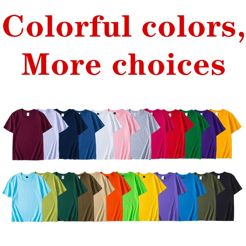 Summer T-Shirts Men top Cotton Short Tees Plain Solid Male Female Basic Tshirts O-Neck Slim Fit Tee shirt Young Boy eGirl 240311