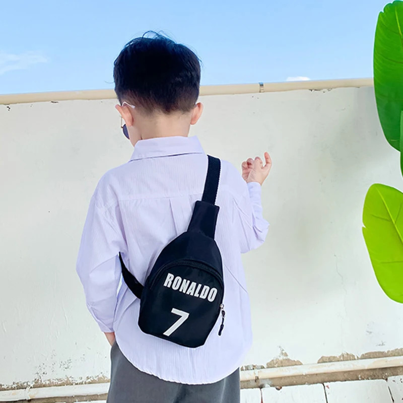 Kids Bag Cute Girl Boy Fanny Number Zipper Waist Pack Toddler Baby Harness Outdoor Travel Backpack Adjustable Children Wallet 240314