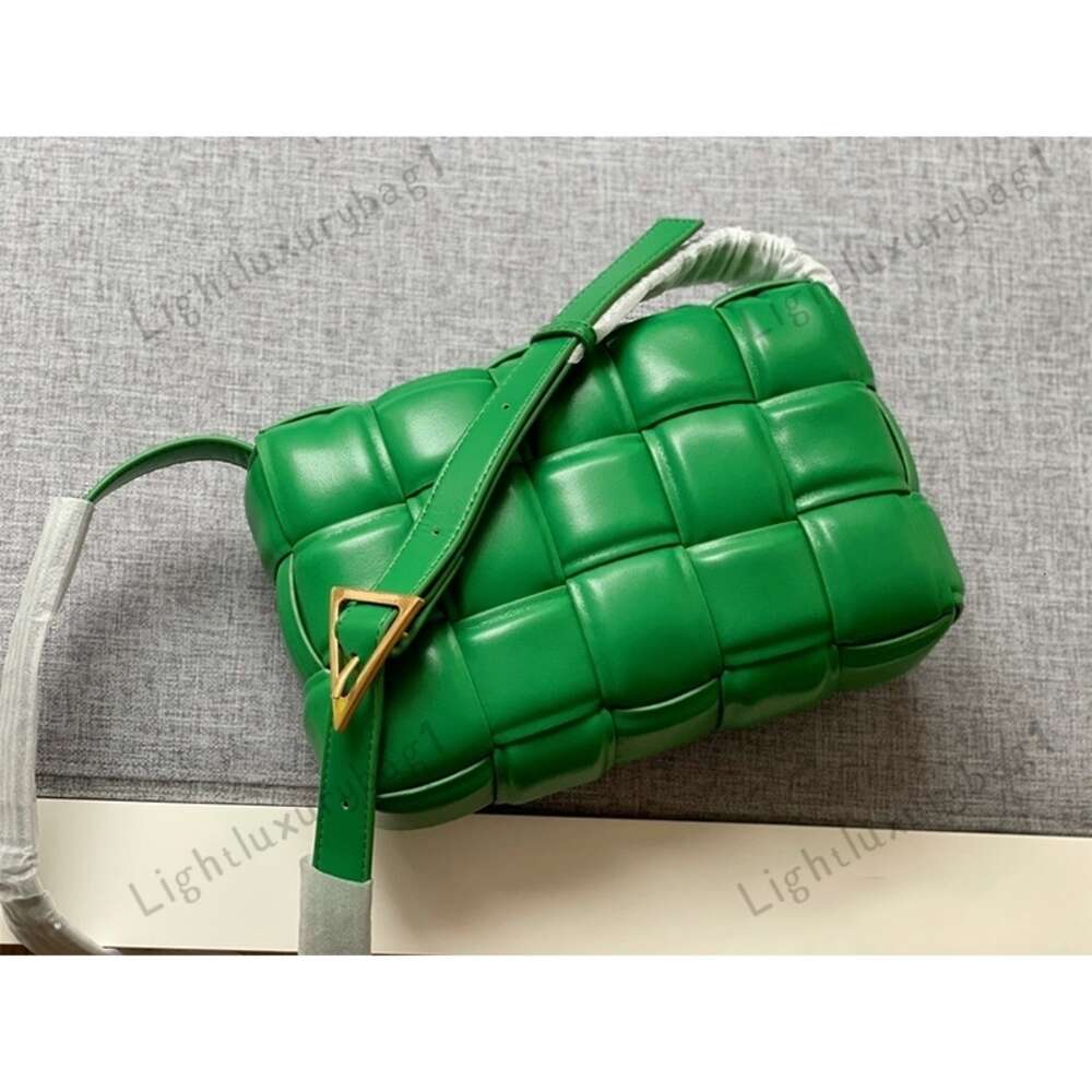 Classics Green Cassette Crossbody Bag 5A Designer Checked Square Bag Women Fashion woven Shoulder Bag Satchel Real Leather Classic Luxury Handbags 221104