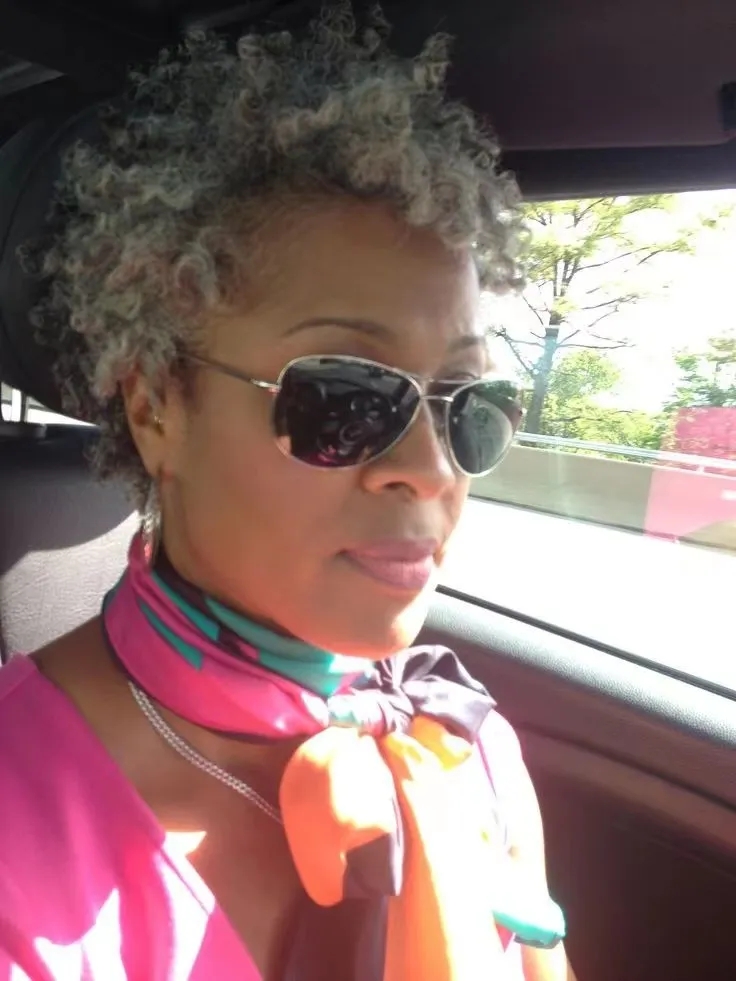 Elegance Bold and beautiful grey ponytail hairpiece puff drawstring clip ins pixie hairstyle for black women 120g 100g