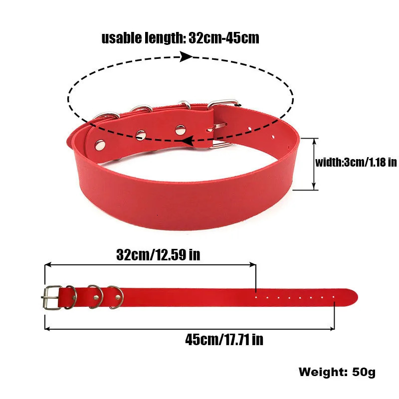 Goth Big Babydoll Letter Necklace PU Leather Wide Choker Collar For Women Mens Fashion Party Sexy Jewelry Gifts Custom Name DIY 240315