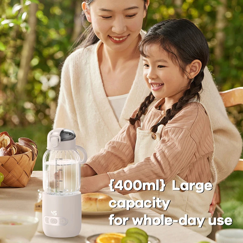 Portable Baby Milk Bottle Warmer 400ML USB Quick Charge 316 Food Grade Glass Outdoor Travel Electric Instant Water 240322