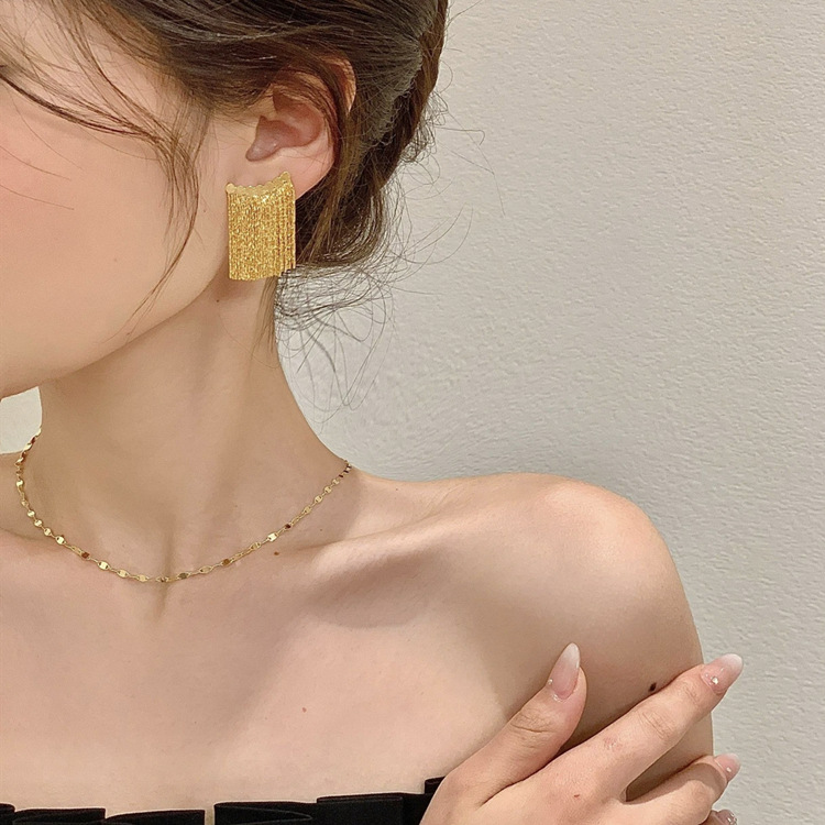 2024 Top Sell Dangle Earrings Luxury Jewelry 925 Sterling Silver Fill Metal Chain Party Women Wedding Drop Tassels Earring For Mother Day Gift