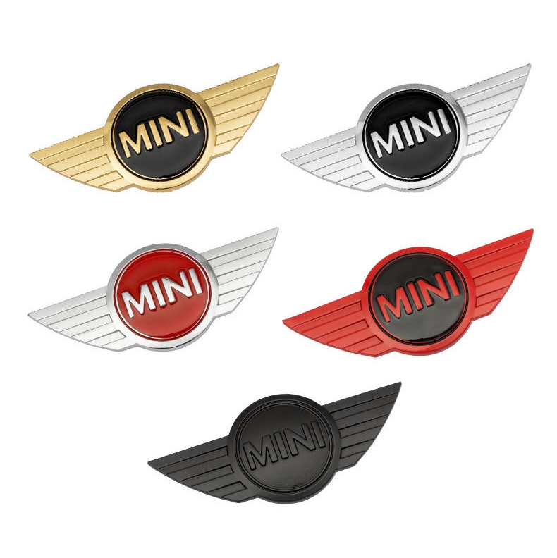 Mini COOPER S Metal 12*5cm Hood BADGE Tail Emblem F56 R50 R56 R53 R52 REAR Car Styling Auto Accessories
