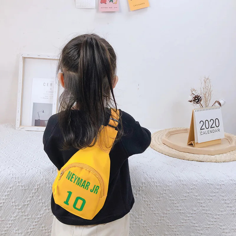 Kids Bag Cute Girl Boy Fanny Number Zipper Waist Pack Toddler Baby Harness Outdoor Travel Backpack Adjustable Children Wallet 240314