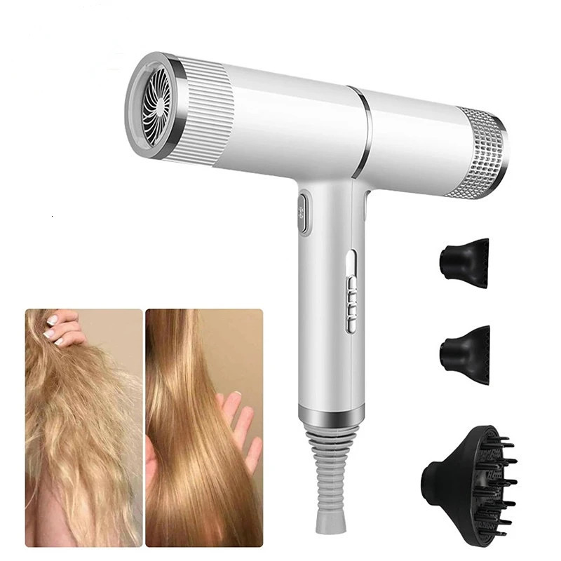 Fast Dry Hair Dryer Ionic Salon Professional high speed Blow Dryer For Curly Hair Frizz Control compact Blowdryer 240314