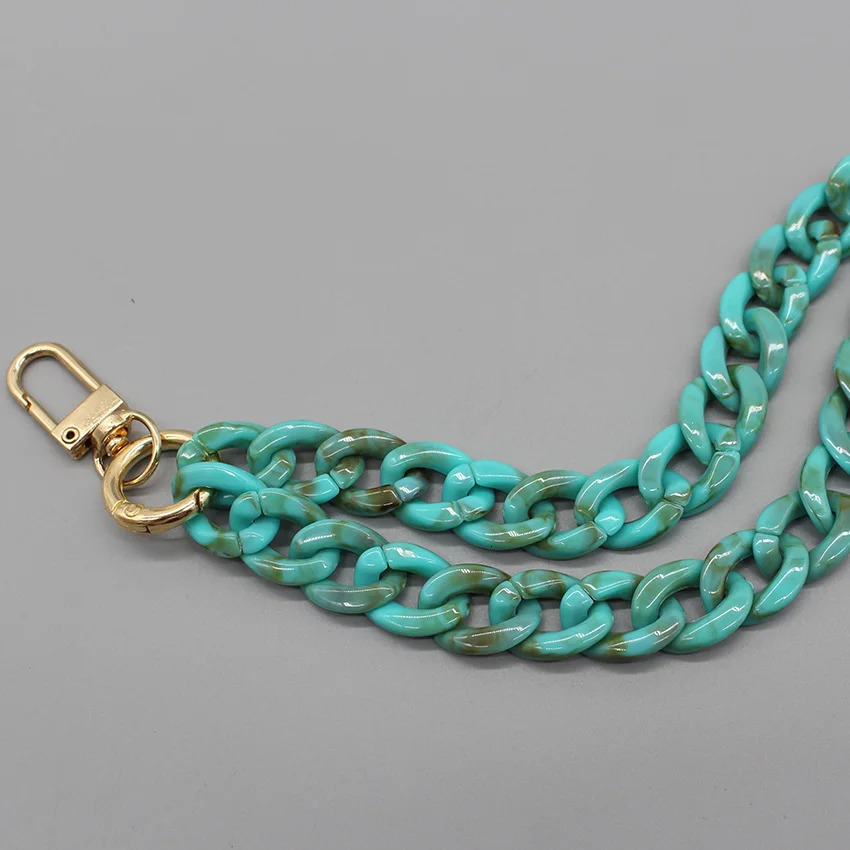 120cm Acrylic Phone Chain Lanyard For Women Girls Colorful AntiLoss Cellphone Mobile Neck Strap Case Jewelry Accessories 240309