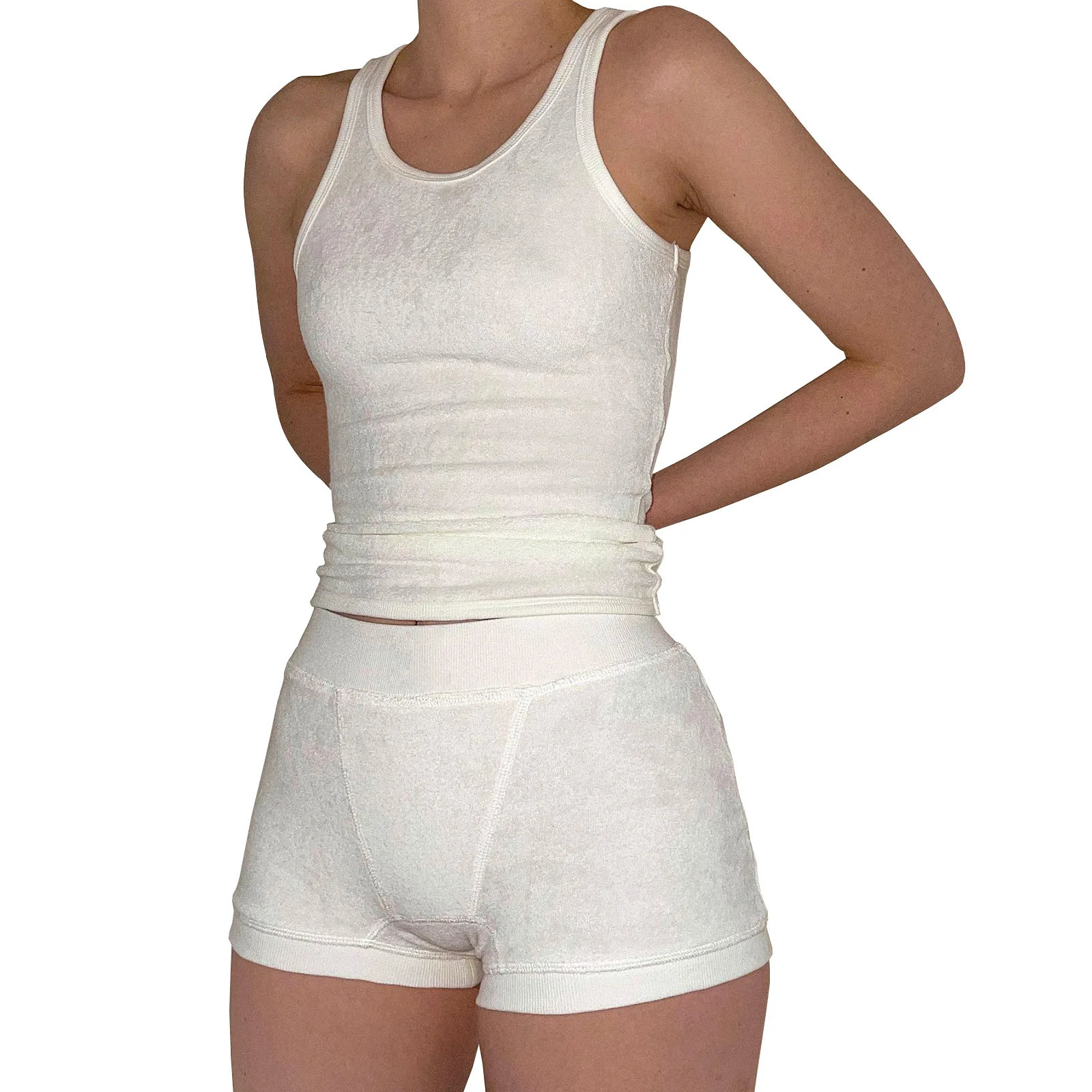 2023 Arrived S3XL fashion womens clothing solid color custom Leisure cotton thread plus size yoga summer sports sets 240228