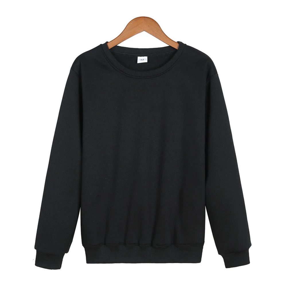 Mens Plain Blank T-shirt Basic Tee White Black Grey Long Sleeve Bulk Fleece Comfortable Breathable Outdoor Hoodies 240311