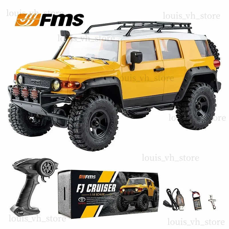 Electric/RC Car 1 18 RC Car 1/18 Fj Cruiser RTR Simulation Electric 4wd Rc Model Crawler Off-road Vehicle Body-on-frame Structure Adult Childre T24032