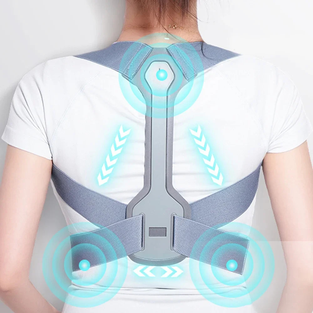 Back Posture Corrector Clavicle Lumbar Spine Straight Strap Shoulder Support Brace Corset Bone Pain Relief Belt Body Health Care 240322