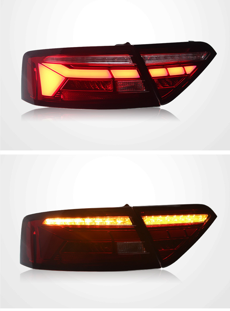 Car LED Rear Taillight For AUDI A5 2013-20 16 RS5 Upgrade LED Lamp Tail Light Signal Reversing Parking Lights