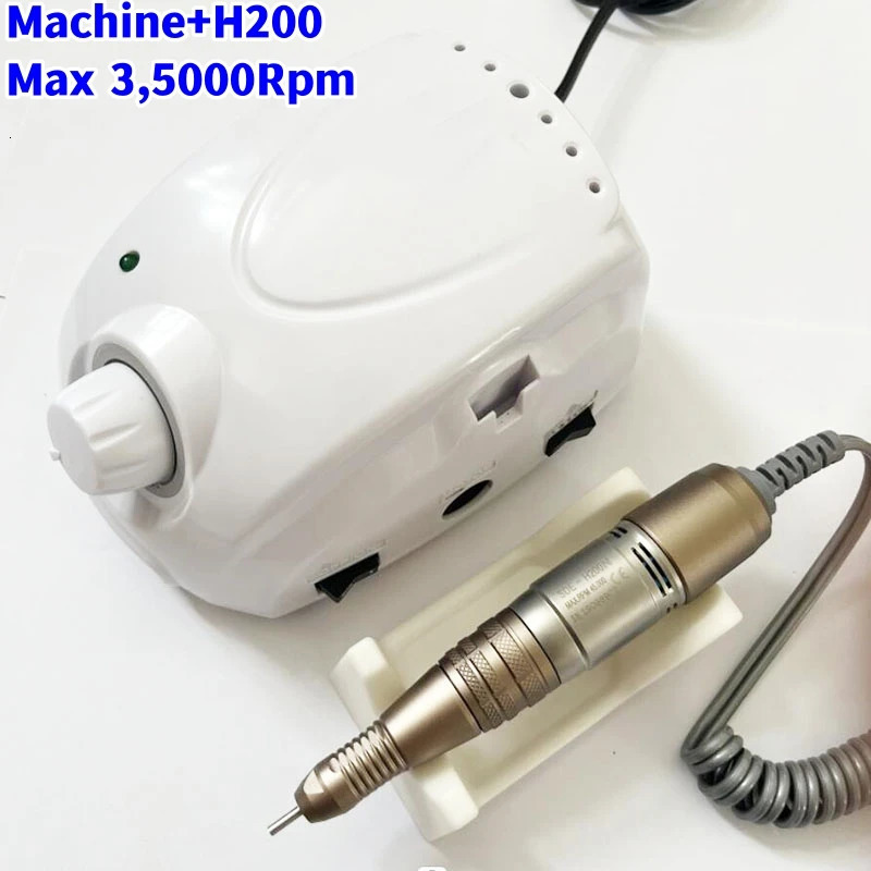 Marathon Champion-3 65W Electric Nail Drill Polish Control Box 35K 45K High Quality Handle Nail Drill Nail File Equipment Set 240321
