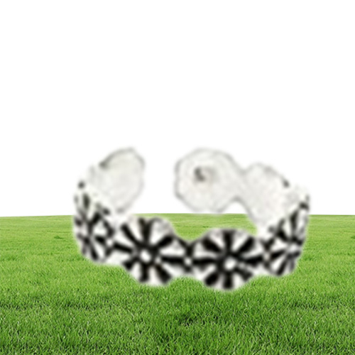 24pcsset Open Toe Rings Silver Plated Toe Rings Fashion Beach Jewelry Accessories Bohemia Style Feet Toe Rings