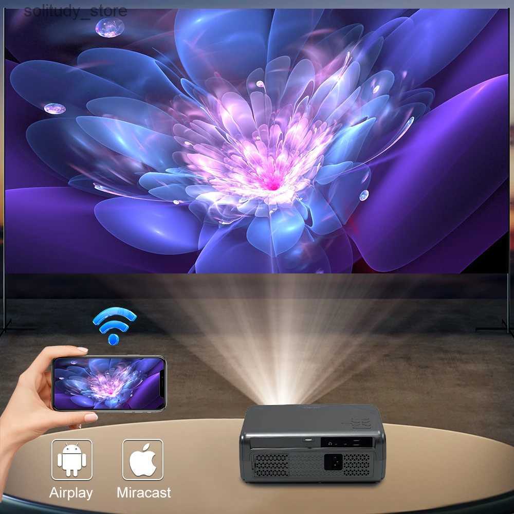 Other Projector Accessories Everycom YG627 Projector Android 11.0 WIFI Full HD 1080P Video Home Theater Smartphone Beam LED Projector 4k Movie Q240322