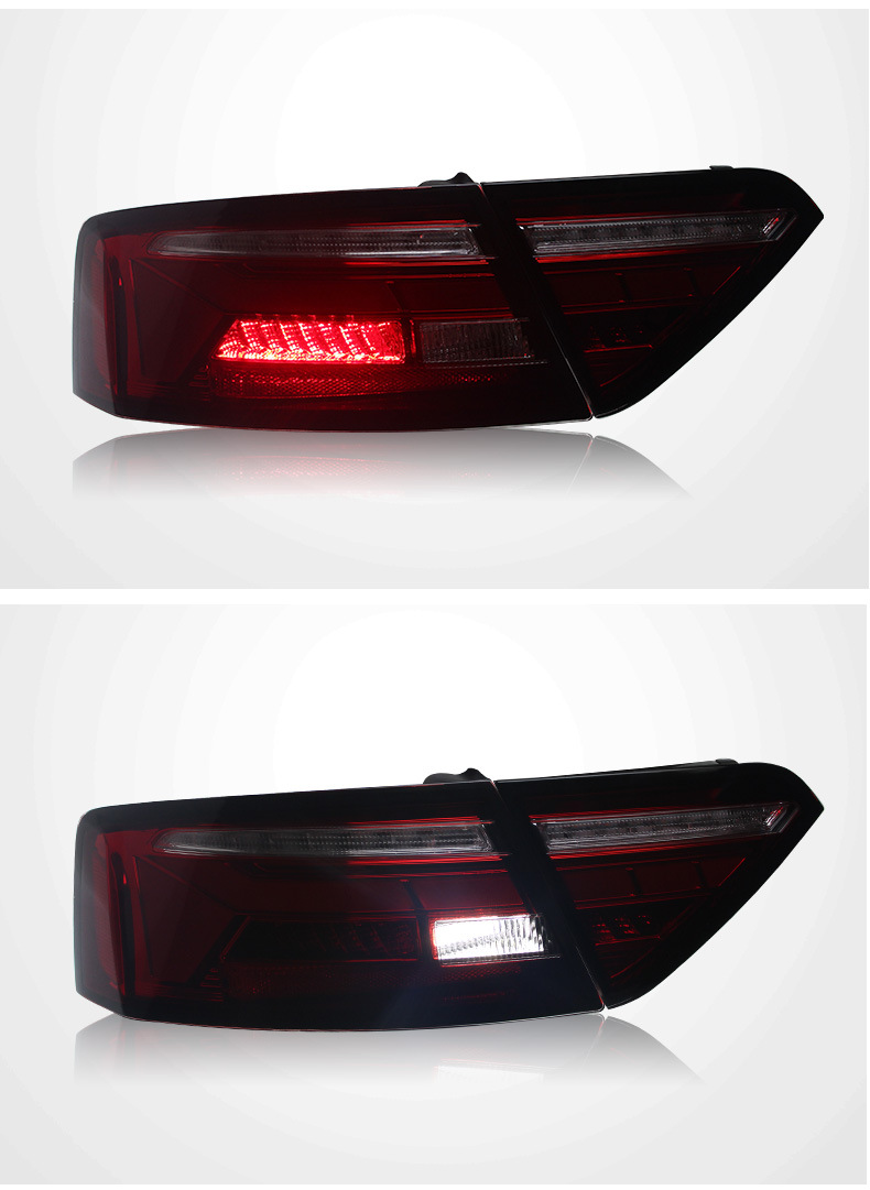 Car LED Rear Taillight For AUDI A5 2013-20 16 RS5 Upgrade LED Lamp Tail Light Signal Reversing Parking Lights