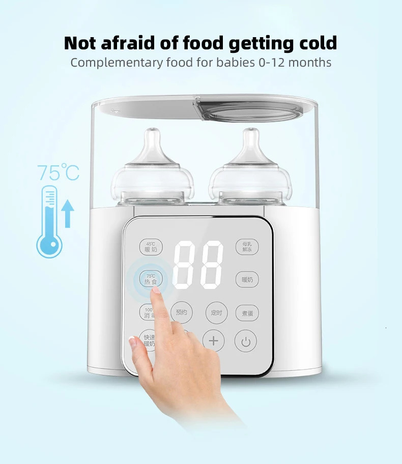 Baby Bottle Warmer Multi function Fast Accessories Food Heater Milk Steriliser with ACcurate Temperature Control 240322