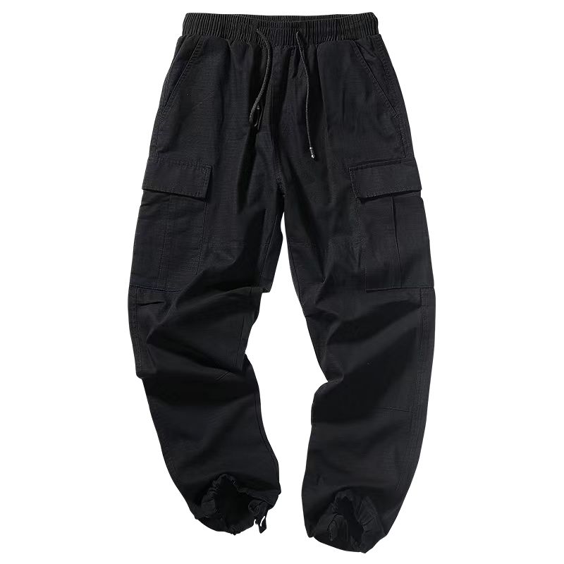 Overalls men's multi-bag casual pants men's overalls long pants fashion brand new sports pants camouflage multi-bag pants