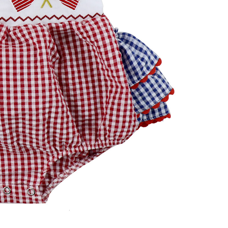 Girlymax Independence Day Sibling July 4th Boys Girls Stripe Stars Woven Smocked Dress Romper Shorts Set Boutique Kids Clothing 220531