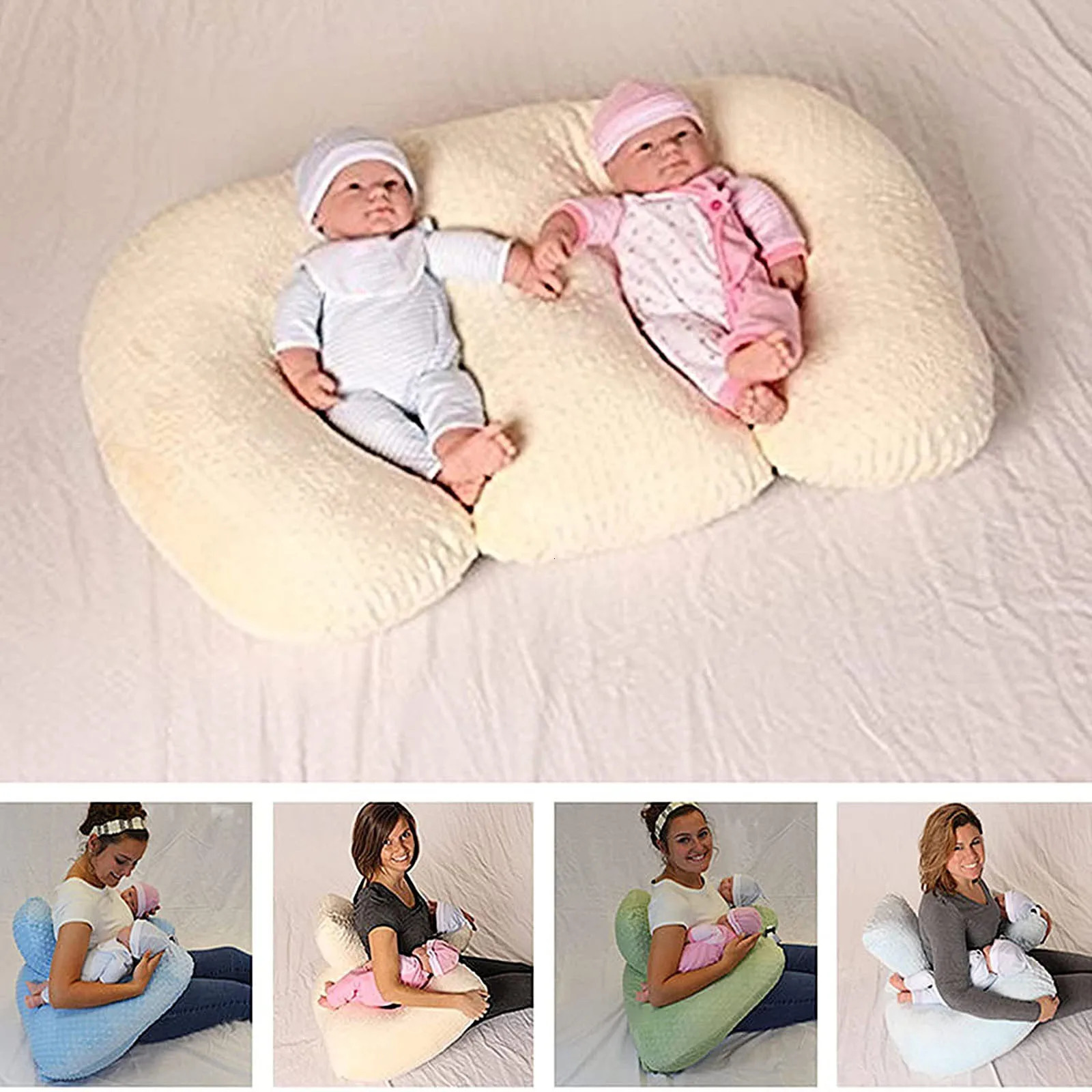 Baby Cushion born Feeding Bed Multifunctional For Twins 240313