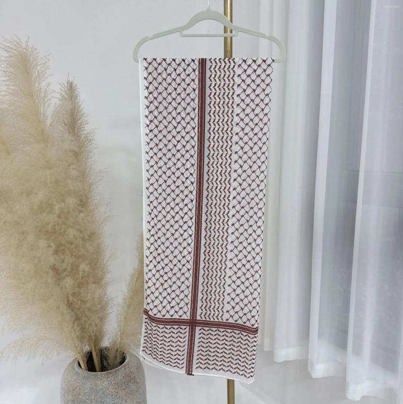 Keffiyeh Hijab: Chiffon Printed Muslim Headscarf For Palestine Ramadan