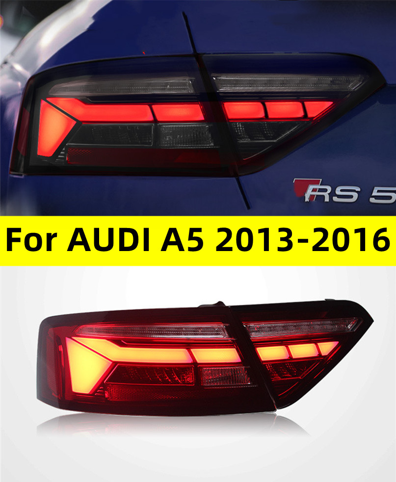 Car LED Rear Taillight For AUDI A5 2013-20 16 RS5 Upgrade LED Lamp Tail Light Signal Reversing Parking Lights