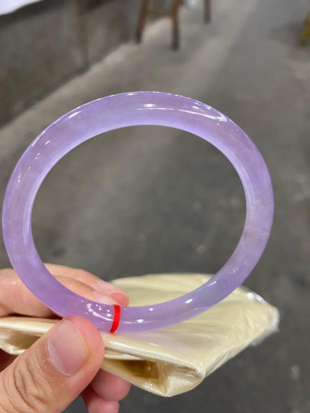 Myanmar Laokeng A-goods emerald jade bracelet high ice violet girls small round jade bracelet 230313