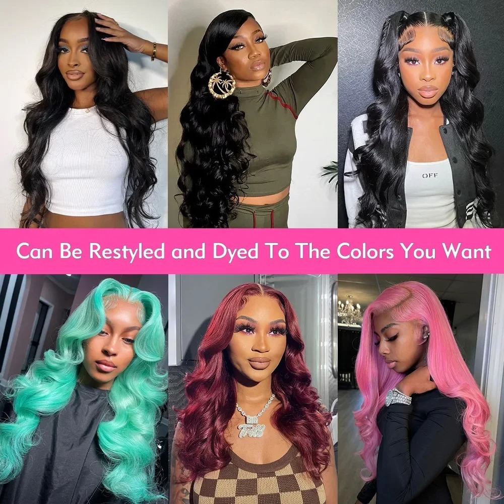 Body Wave 360 Full Human Pre Plucked 13X6 Hd Brazilian Hair Wigs For Women 13X4 Lace Frontal Wig