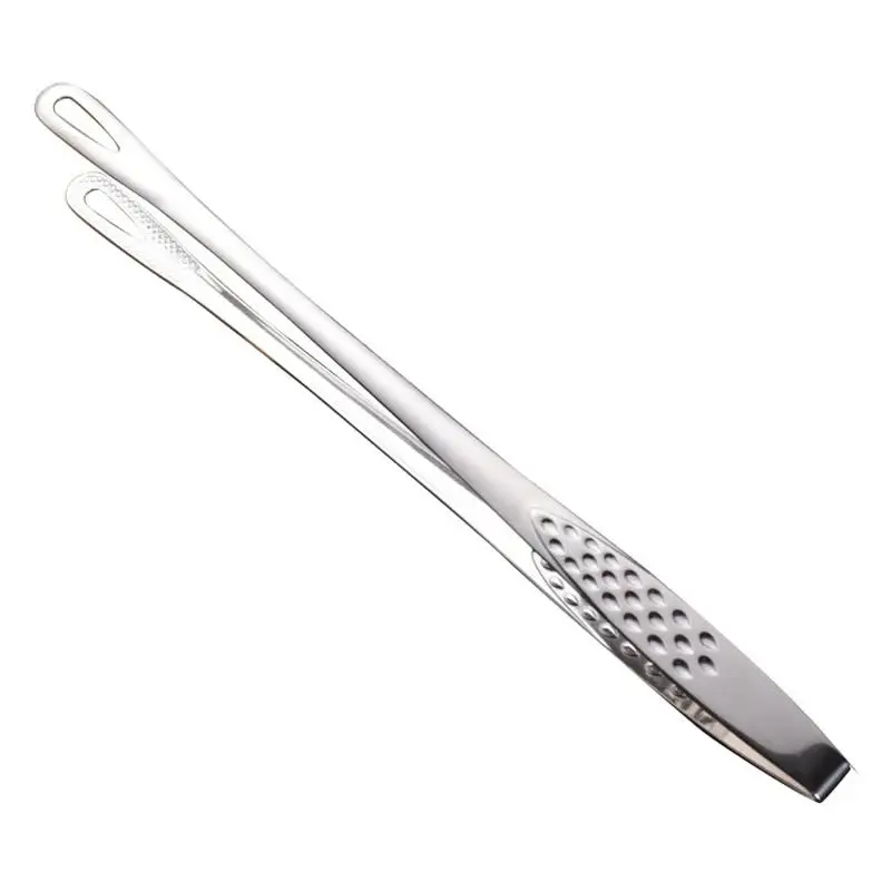 1Pc Stainless Steel Food Long Handle Non-Slip Barbecue Steak Tongs Kitchen Cooking Tools Accessories For Kapmore