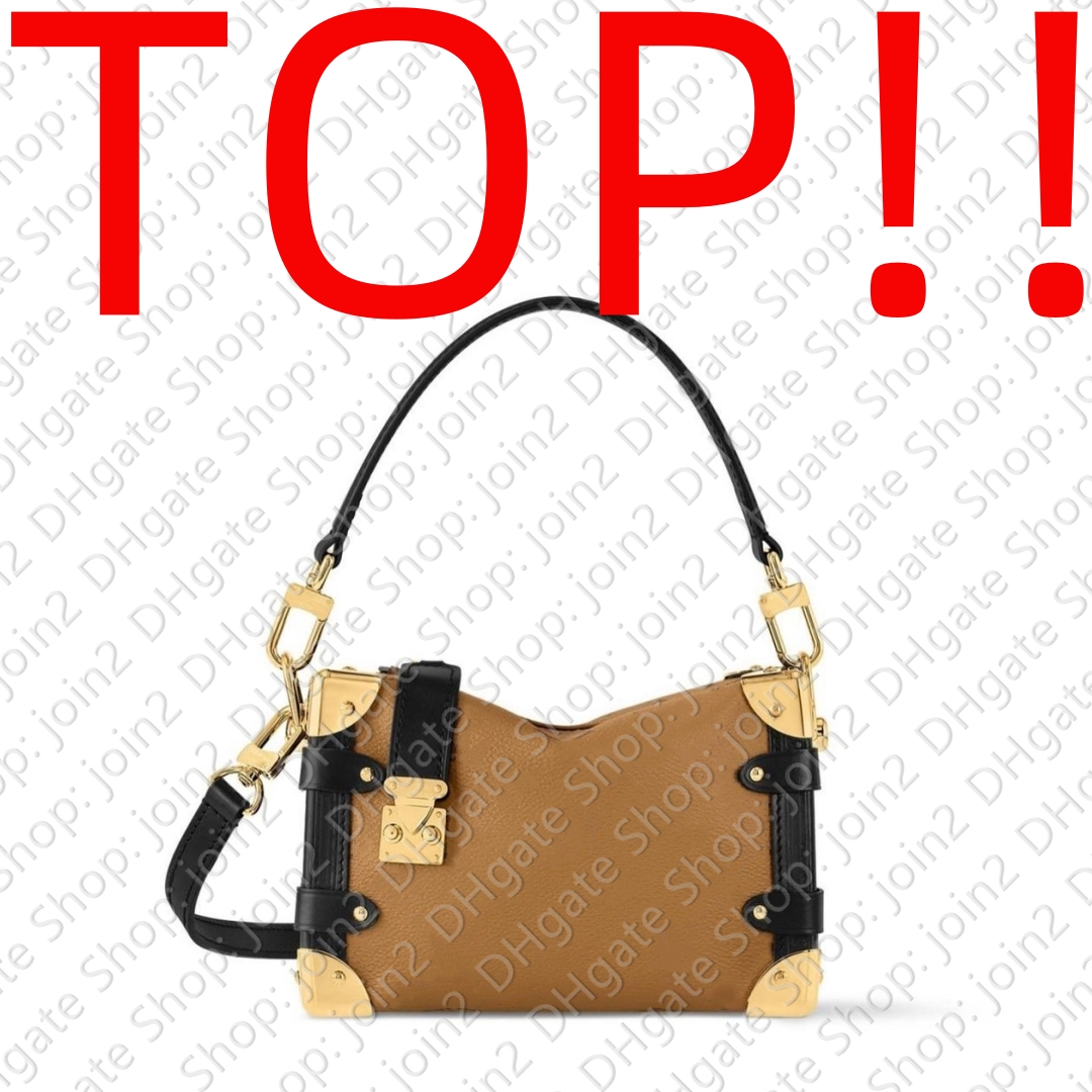 TOP. M21460 SIDE TRUNK Tote Designer Cross Body Shoulder Casual Denim Bag Handbag Purse Women